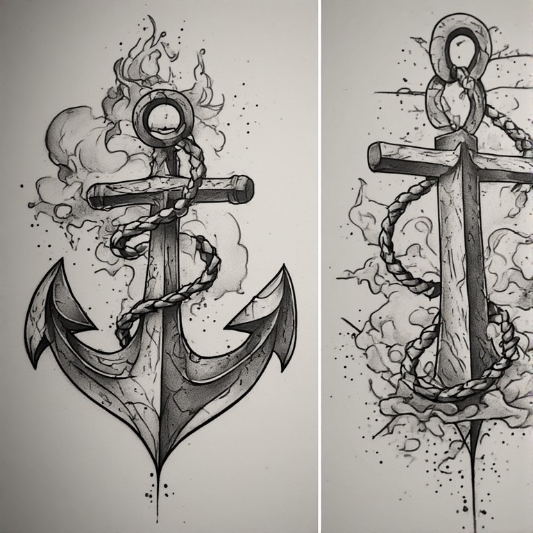 Tattoo flash: Anchor