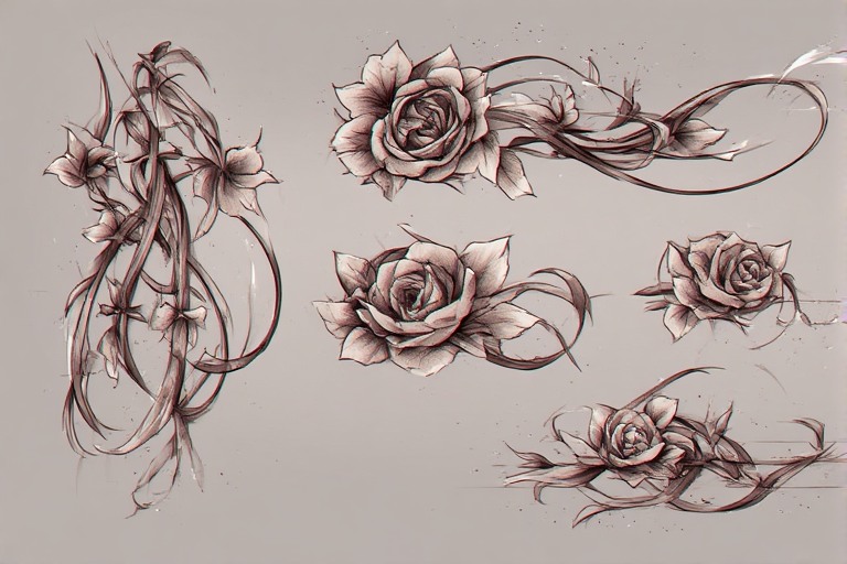 Tattoo flash: Roses