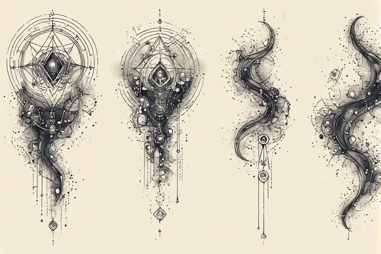 Tattoo flash: Sacred geometry